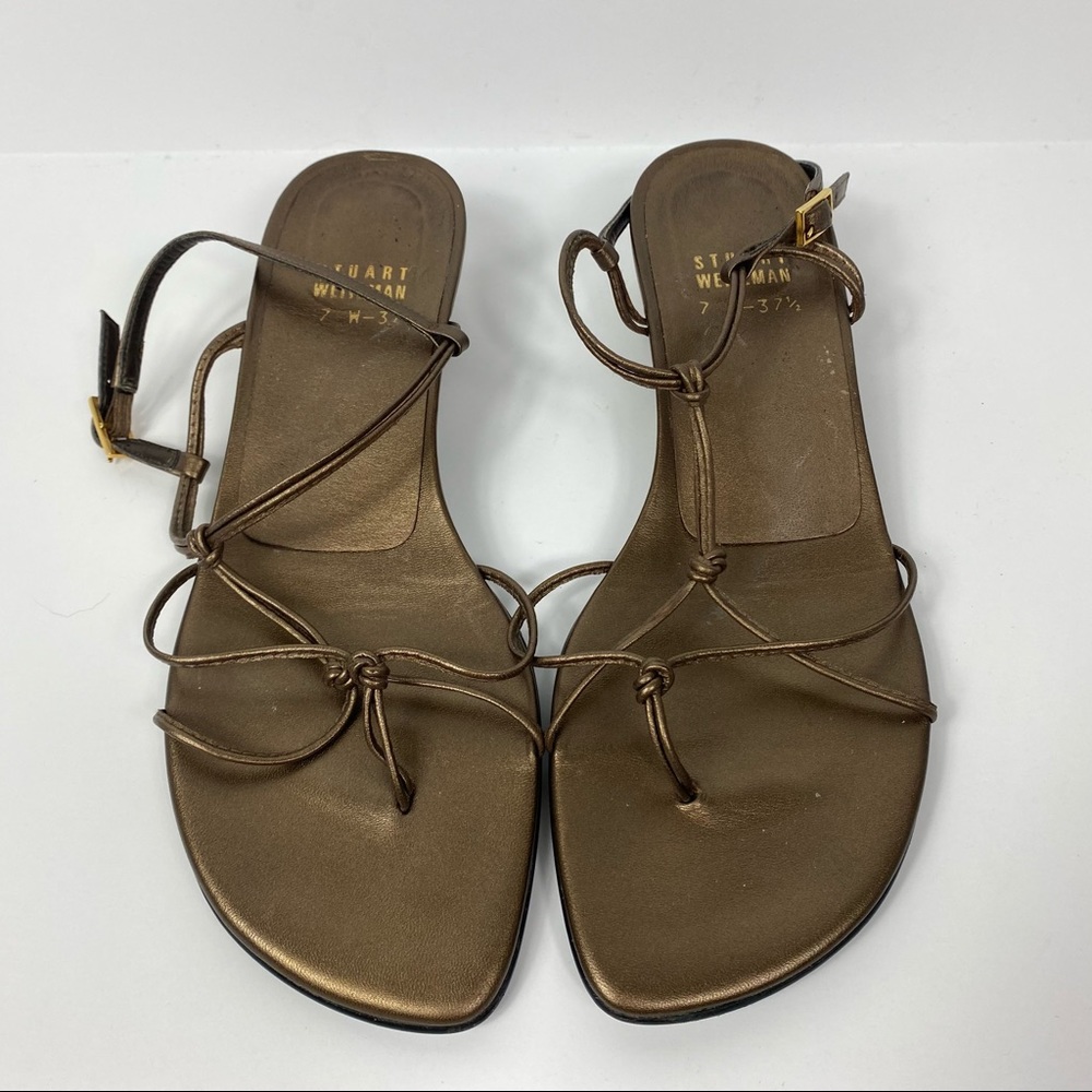 Stuart Weitzman Bronze Sandals